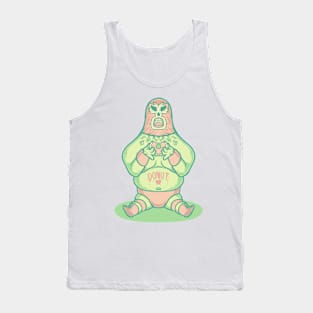 Lucha love donuts Tank Top